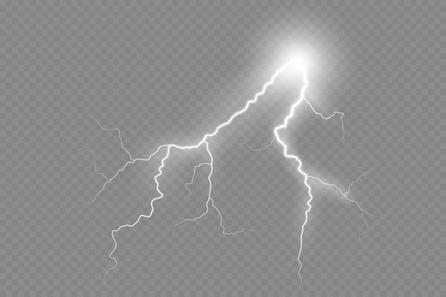 Efecto de relámpago efecto de luz de tormenta Electricidad