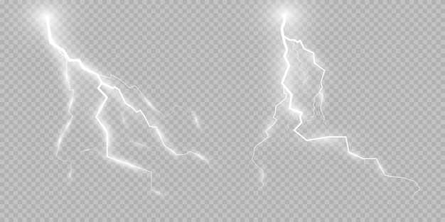 Efecto relámpago, tormenta, efecto de luz. Electricidad.