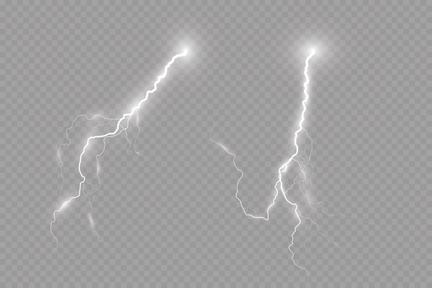 Efecto relámpago, tormenta, efecto de luz. electricidad.