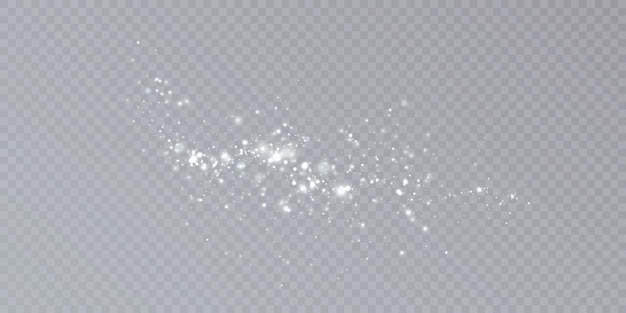 efecto resplandor magia luz de la estrella navidad 2025 fondo vectorial bokeh brillante polvo glamour