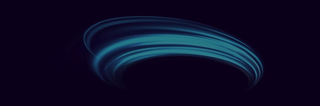 El efecto de los senderos de luz de alta velocidad Tecnología de movimiento dinámico futurista