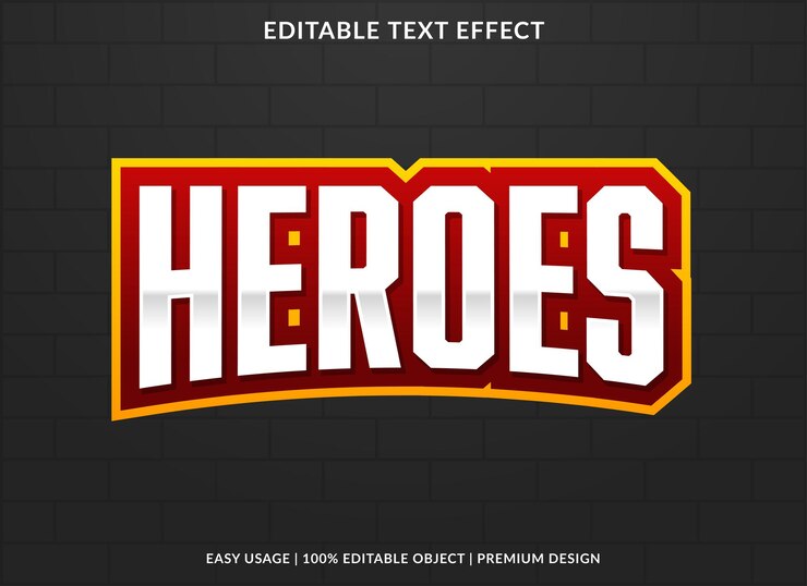 Vector efecto de texto 10 editar