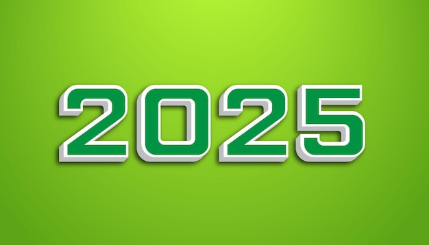 Efecto de texto 2025