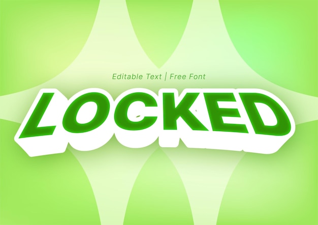 Efecto de texto 3D de cal