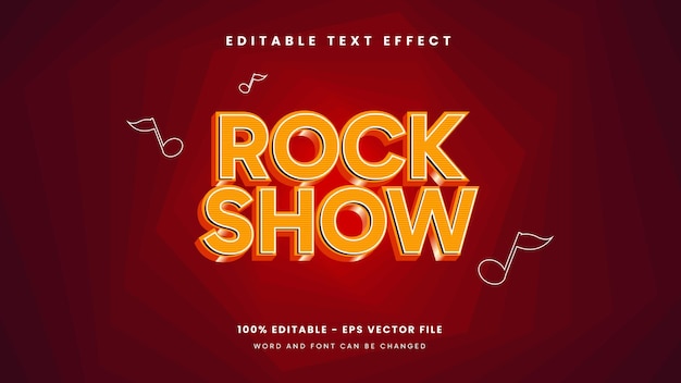 Efecto de texto 3D editable de estilo retro premium
