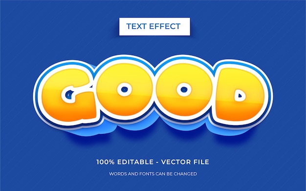 Efecto de texto 3D editable o estilo de texto gráfico