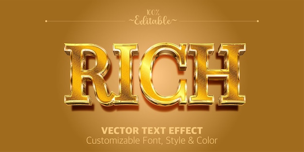 Vector efecto de texto 3d editable