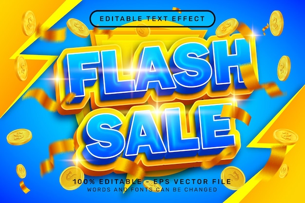 Efecto de texto 3D y efecto de texto editable