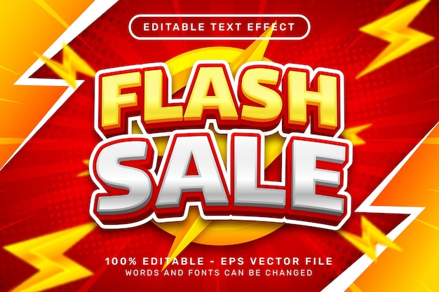 Efecto de texto 3D y efecto de texto editable