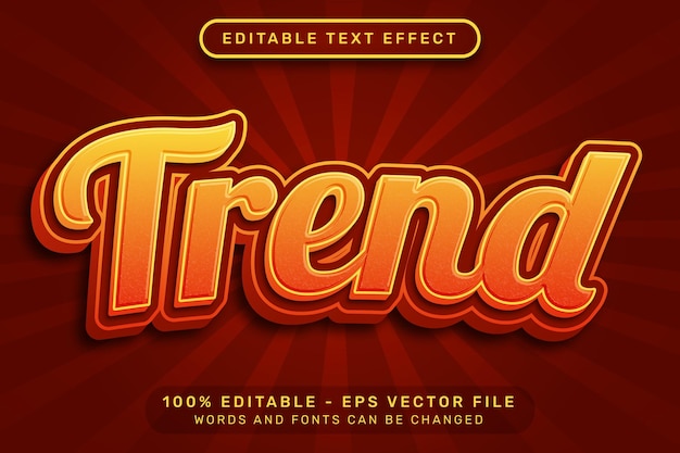 efecto de texto 3d y efecto de texto editable