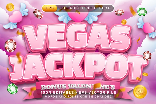 Efecto de texto 3D y efecto de texto editable