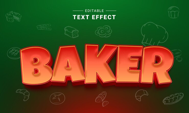 Vector el efecto de texto 3d es un efecto de texto increíble que hará que sus diseños sean más atractivos. fácil de usar, simplemente cambie el texto en su tienda de estilos gráficos vectoriales de illustrator.