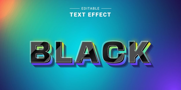 El efecto de texto 3D es un efecto de texto increíble que hará que sus diseños sean más atractivos. Fácil de usar, simplemente cambie el texto en su tienda de estilos gráficos vectoriales de Illustrator.