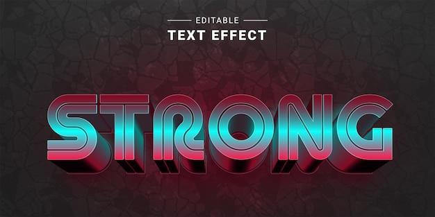 El efecto de texto 3D es un efecto de texto increíble que hará que sus diseños sean más atractivos. Fácil de usar, simplemente cambie el texto en su tienda de estilos gráficos vectoriales de Illustrator.