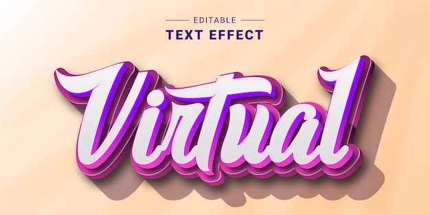 El efecto de texto 3D es un efecto de texto increíble que hará que sus diseños sean más atractivos. Fácil de usar, simplemente cambie el texto en su tienda de estilos gráficos vectoriales de Illustrator.