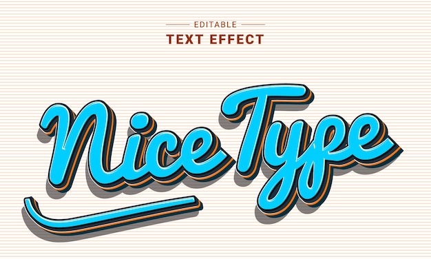 El efecto de texto 3D es un efecto de texto increíble que hará que tus diseños sean más atractivos. Fácil de usar, simplemente cambie el texto en su ilustrador. Tienda de estilos gráficos vectoriales