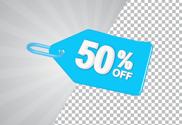 Efecto de texto 3D del icono de venta de descuento porcentual vectorial