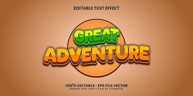 Efecto de texto 3D Panther Efecto de texto editable Vector premium