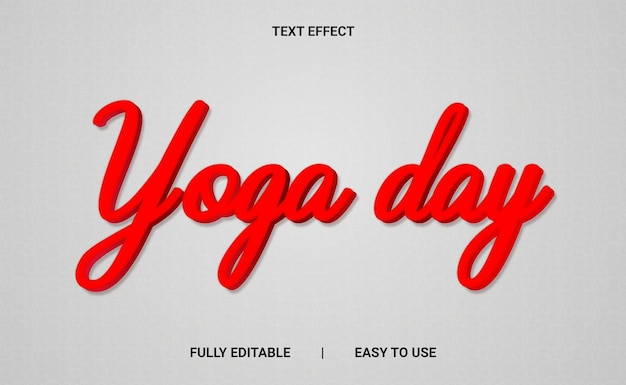 Efecto de texto 3D totalmente editable