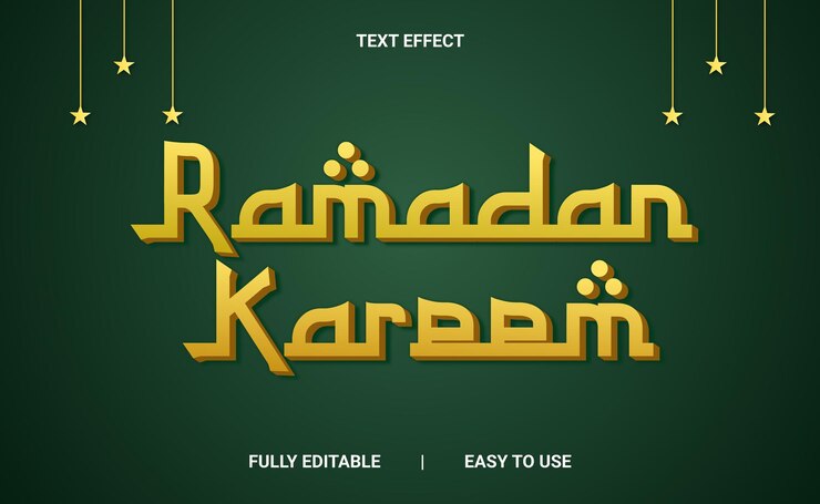 Vector efecto de texto 3d totalmente editable