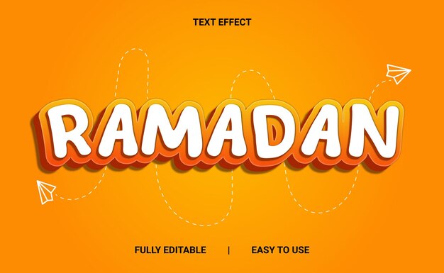 Efecto de texto 3D totalmente editable