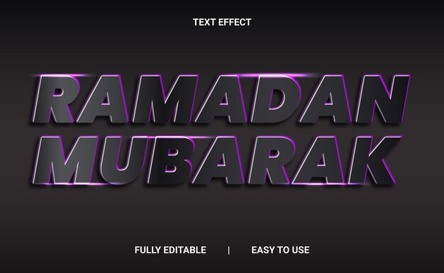 Efecto de texto 3D totalmente editable
