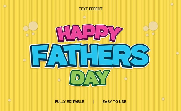 Efecto de texto 3D totalmente editable