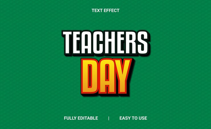 Vector efecto de texto 3d totalmente editable