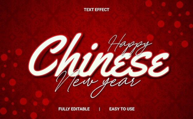 Efecto de texto 3D totalmente editable
