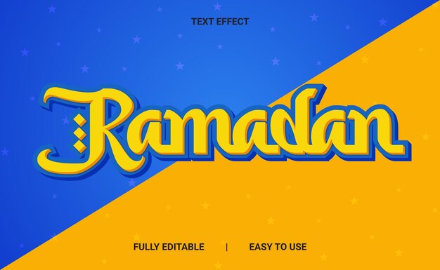 Efecto de texto 3D totalmente editable