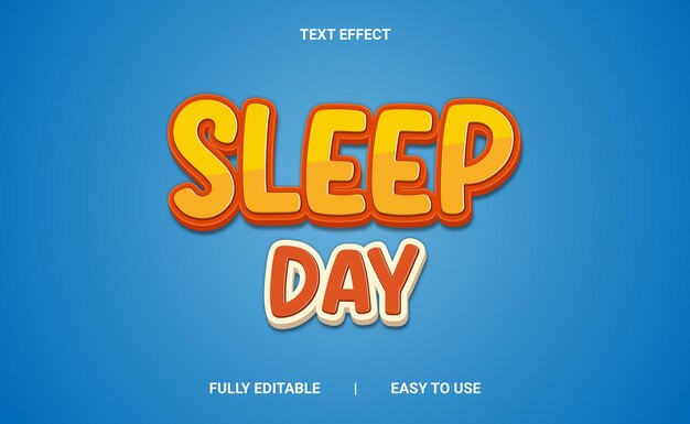 Efecto de texto 3D totalmente editable