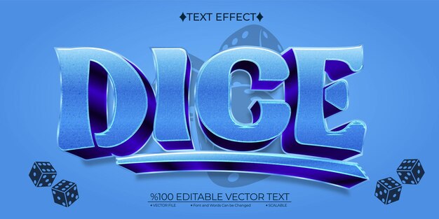 Vector efecto de texto 3d vectorial editable en negrita
