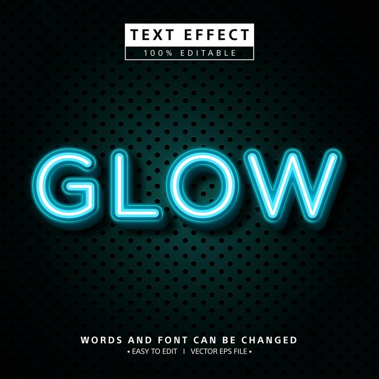 Vector efecto de texto 3d vectorial libre editable