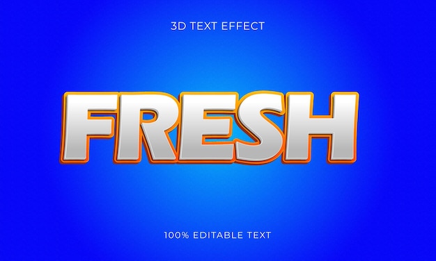 Vector efecto de texto en 3d