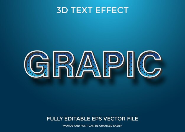Efecto de texto en 3D