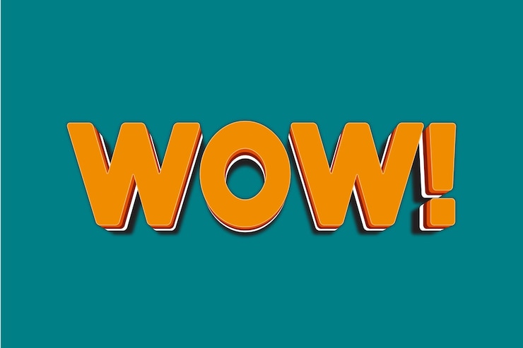 Vector efecto de texto 3d