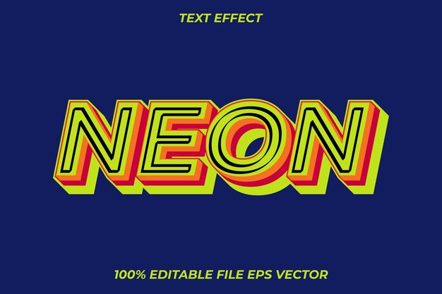 efecto de texto amarillo
