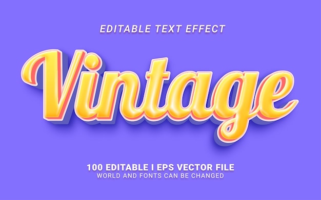 Efecto de texto antiguo