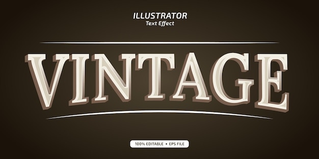 Efecto de texto antiguo