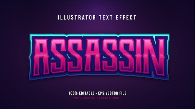 Efecto de texto asesino