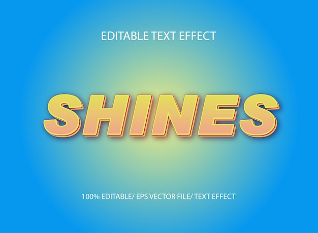 efecto de texto brillante