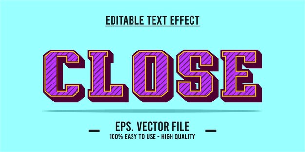Efecto de texto cercano