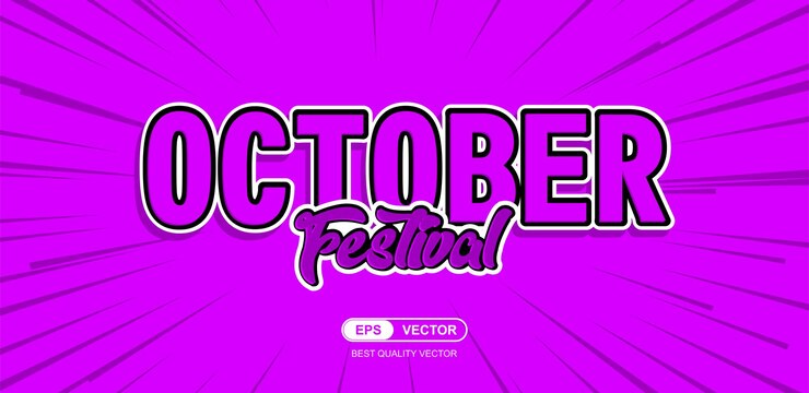Vector efecto de texto con colores modernos