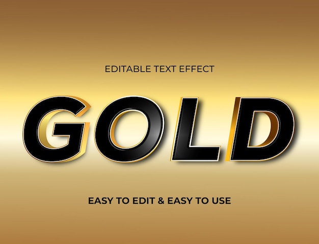 Efecto de texto colorido con gradiente letras modernas editables
