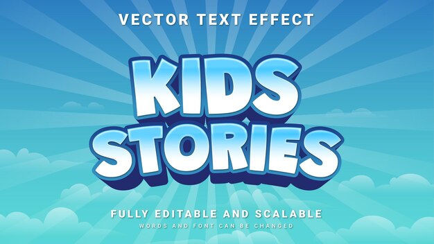 Efecto de texto CUENTOS PARA NIÑOS