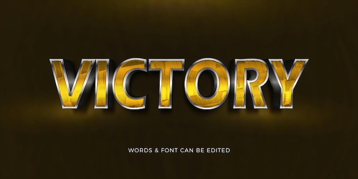 Efecto de texto deportivo editable