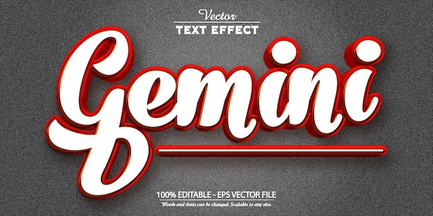 Efecto de texto de dibujos animados estilo de texto de color blanco editable