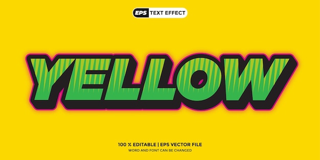 Efecto de texto para el diseño creativo