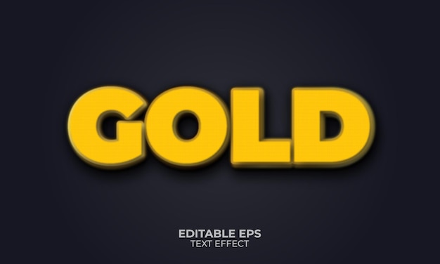 efecto de texto dorado