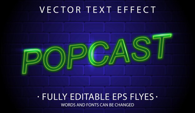 Efecto de texto editable 3D estilo de fuente mínimo vector premium y fondo colorido